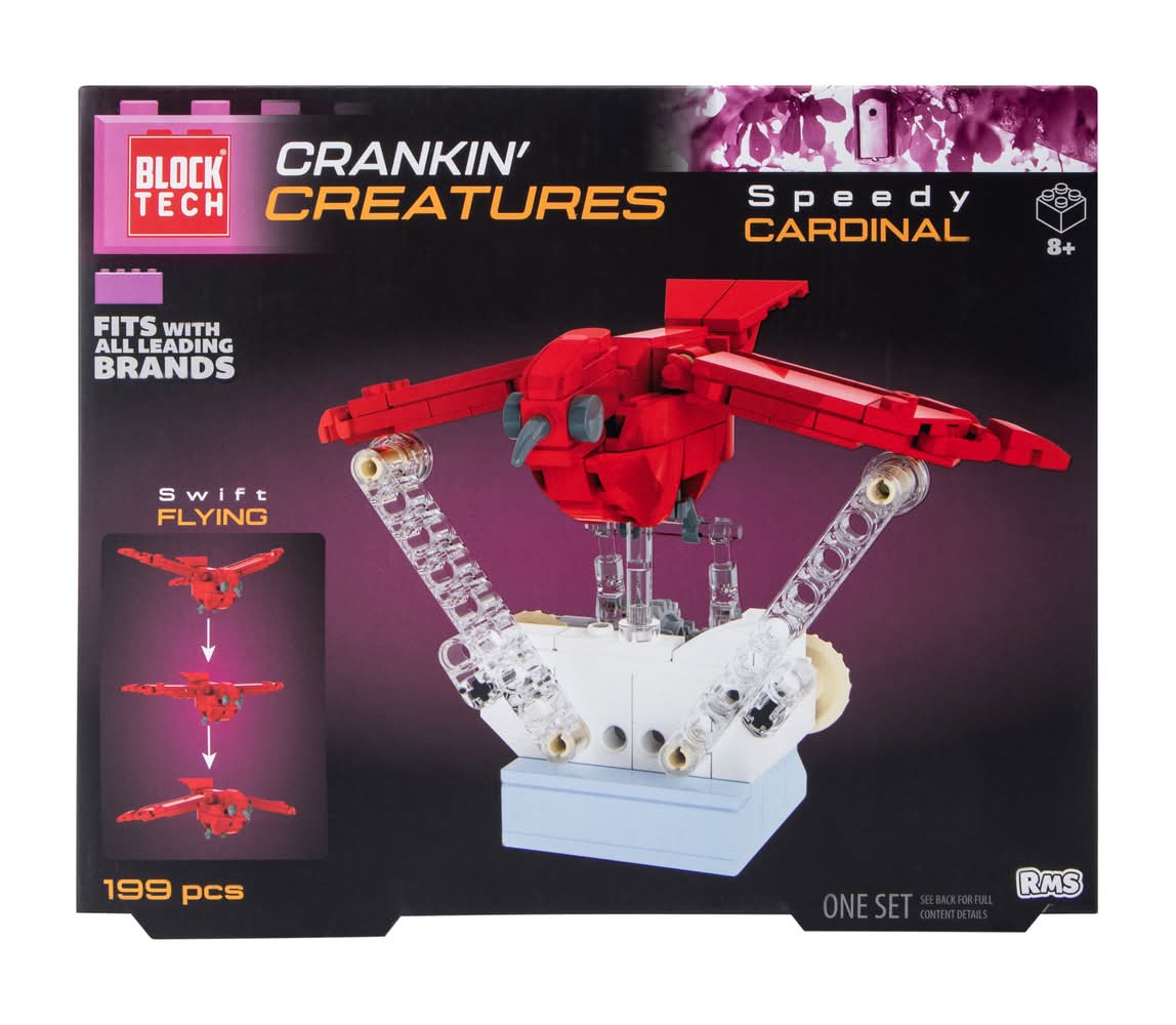 Block Tech® Crankin' Critters Block Bugs Set Bird