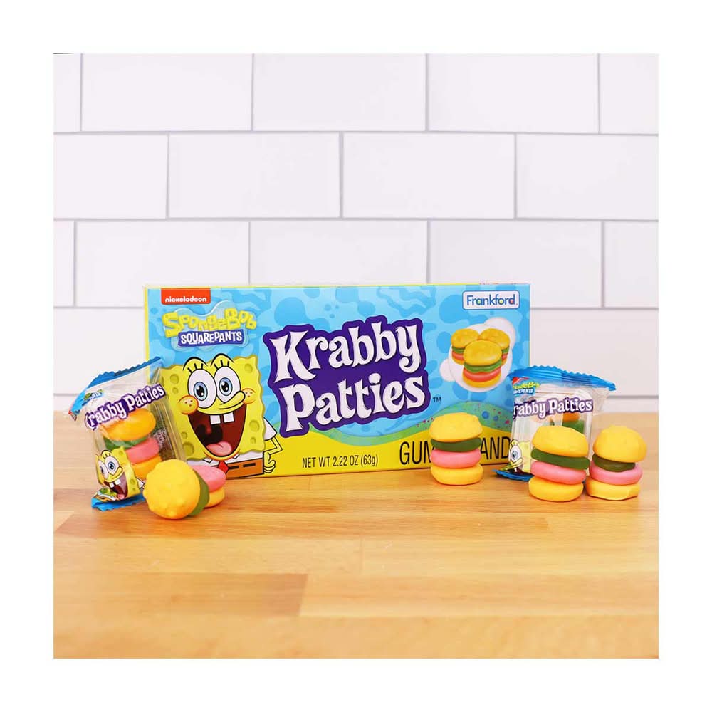 Spongebob Squarepants Krabby Patties Colors Candy 1 Ct