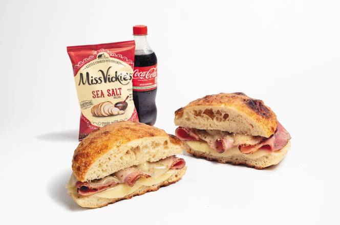 Grilled Ham & Cheese Sandwich Combo