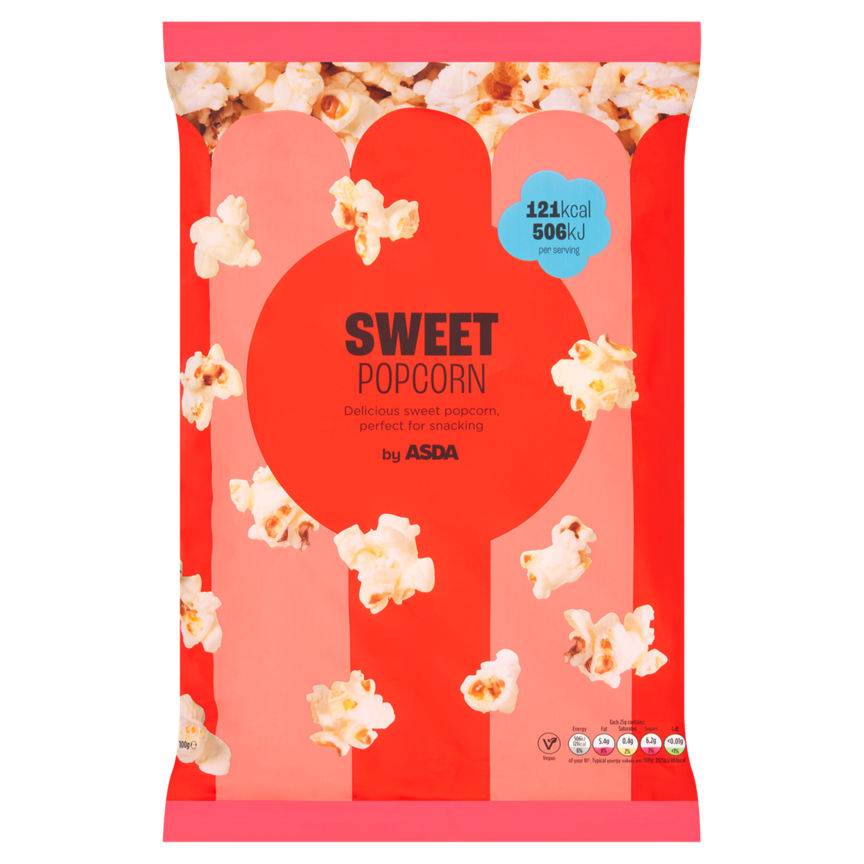 Asda Sweet Popcorn 100g