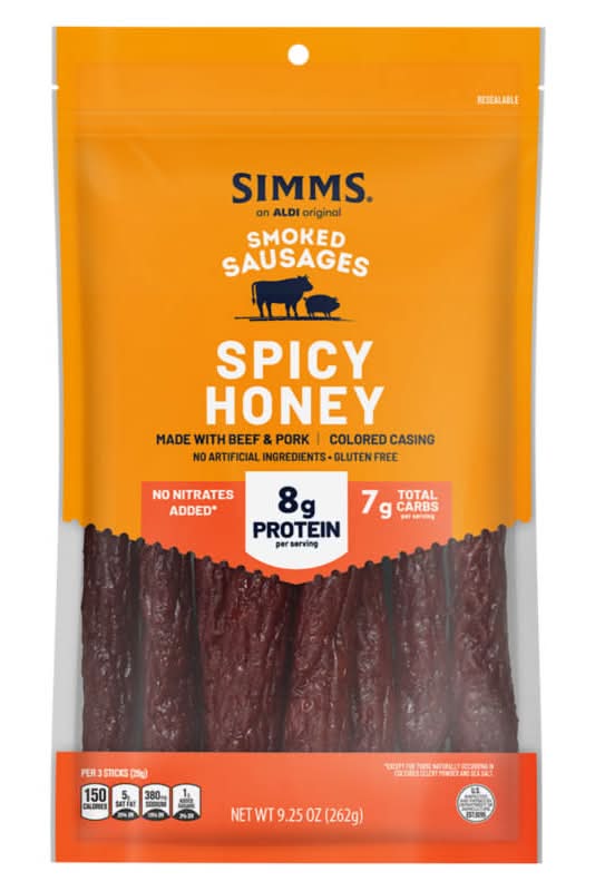 Simms Spicy Honey Smoked Sausages