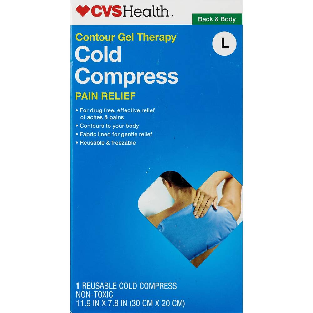 Cvs Health Gentle Fabric Cold Compress, Large