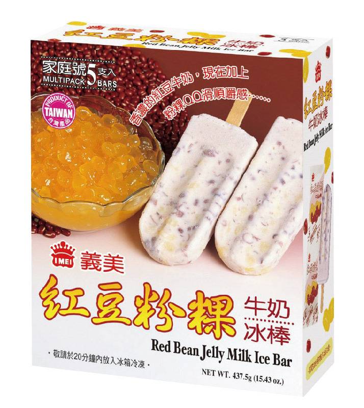 義美紅豆粉粿冰棒-冷凍 | 5 入 #24014000