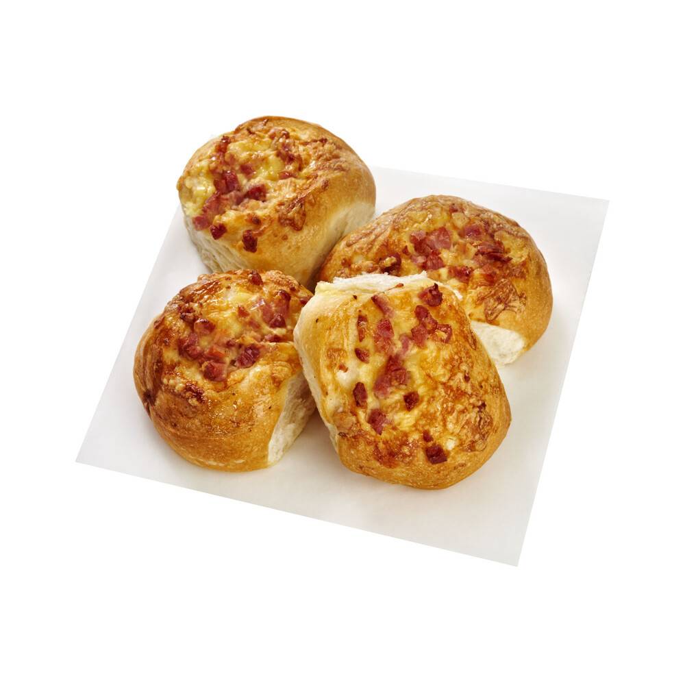 Coles Cheese & Bacon Rolls 4 pack
