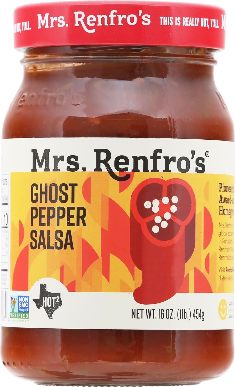 Mrs. Renfro's Ghost Pepper Salsa (16 oz)