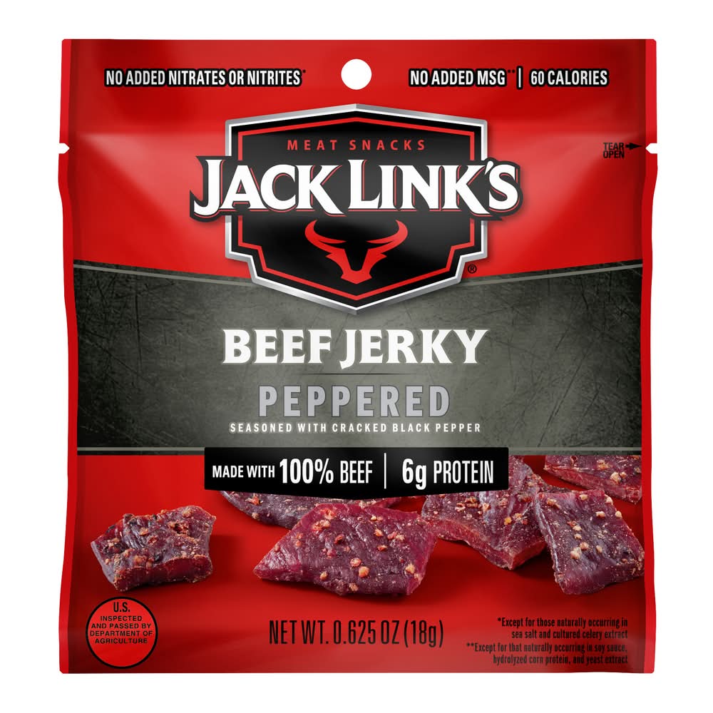 Jack Link's Peppered Beef Jerky With Black Pepper (0.62 oz)