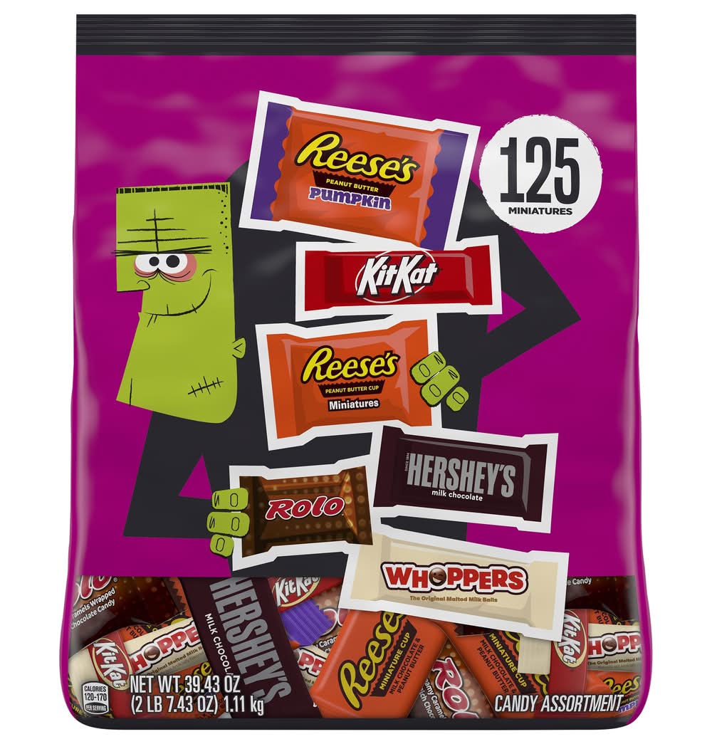 Hershey's Halloween Candy Bulk Bag (39.43 oz, 125 ct)
