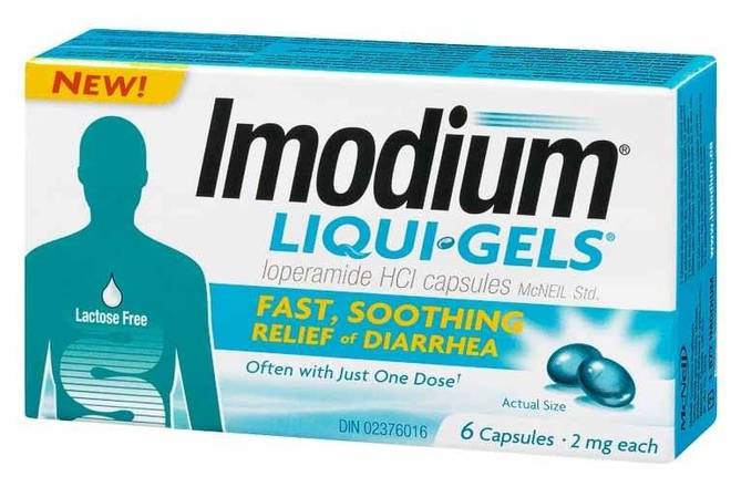 Imodium Liqui Gels 6pk