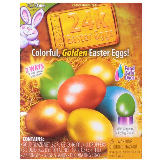 R.j. Rabbit Glitter Eggs Easter Egg Decorating Kit