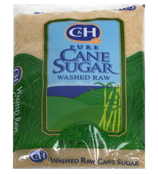 C&H Pure Cane Sugar Washed Raw (32 oz)