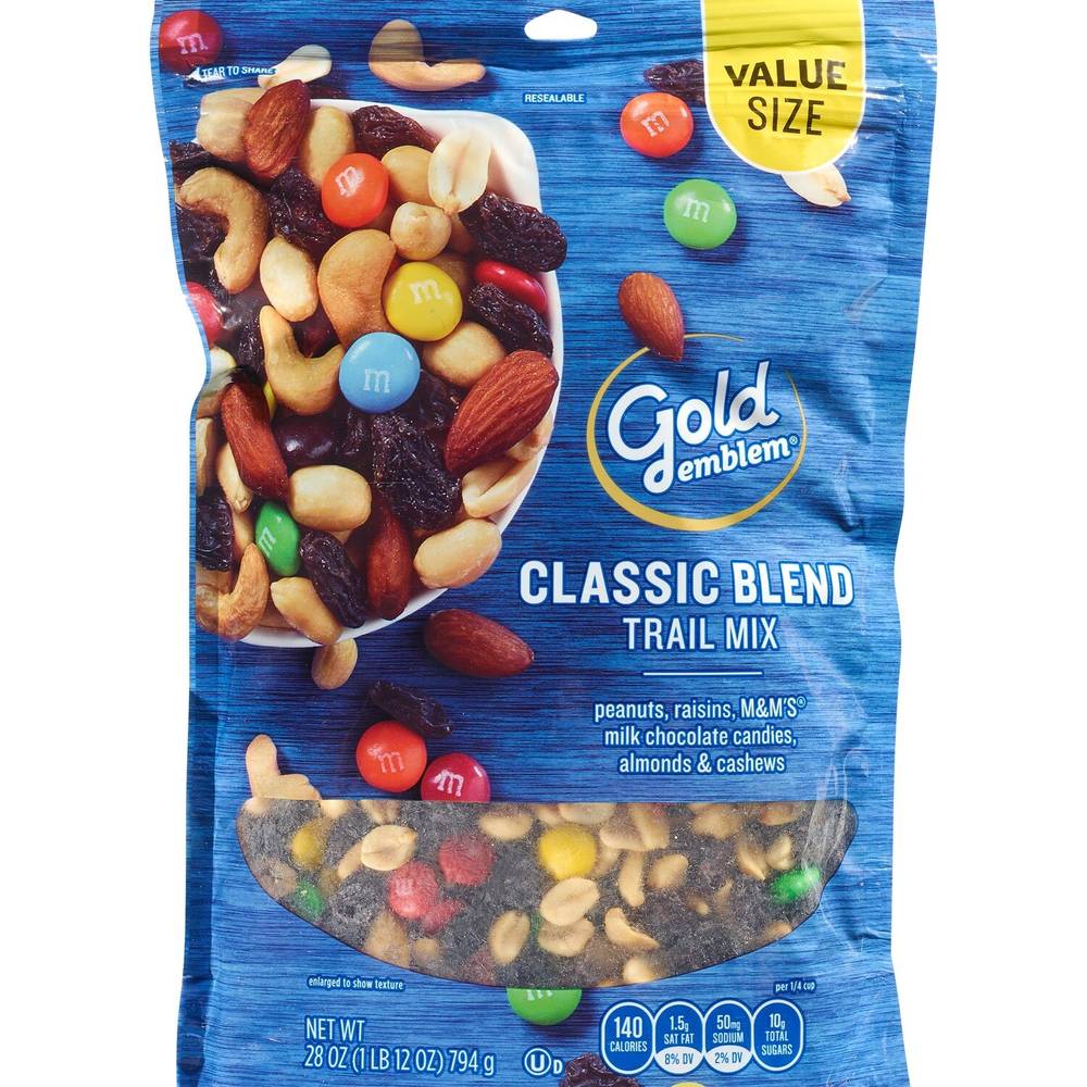 Gold Emblem Classic Blend Trail Mix, Value Size, 28 Oz