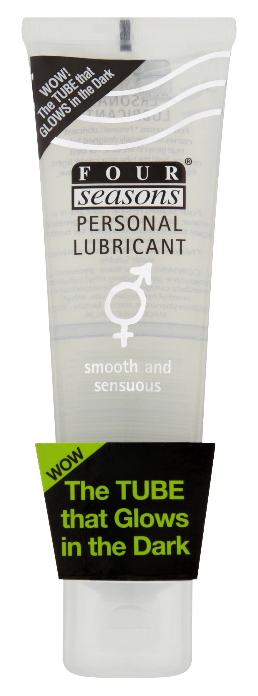Coles - Four Seasons Glow in the Dark Tube Personal Lubricant (100mL) -  Delivery in Under an Hour