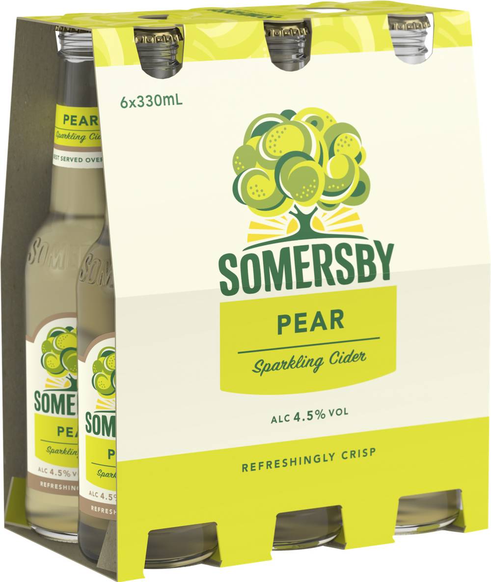 Somersby Pear Cider Bottle 330mL X 6 pack