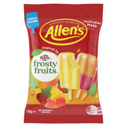 Allen's Frosty Fruits 170g
