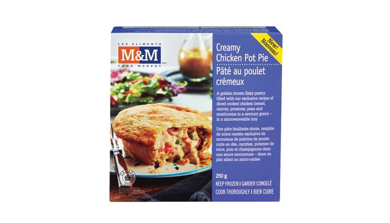 M&M Pâté au poulet crémeux 250g/ M&M Creamy Chicken Pot Pie 250g