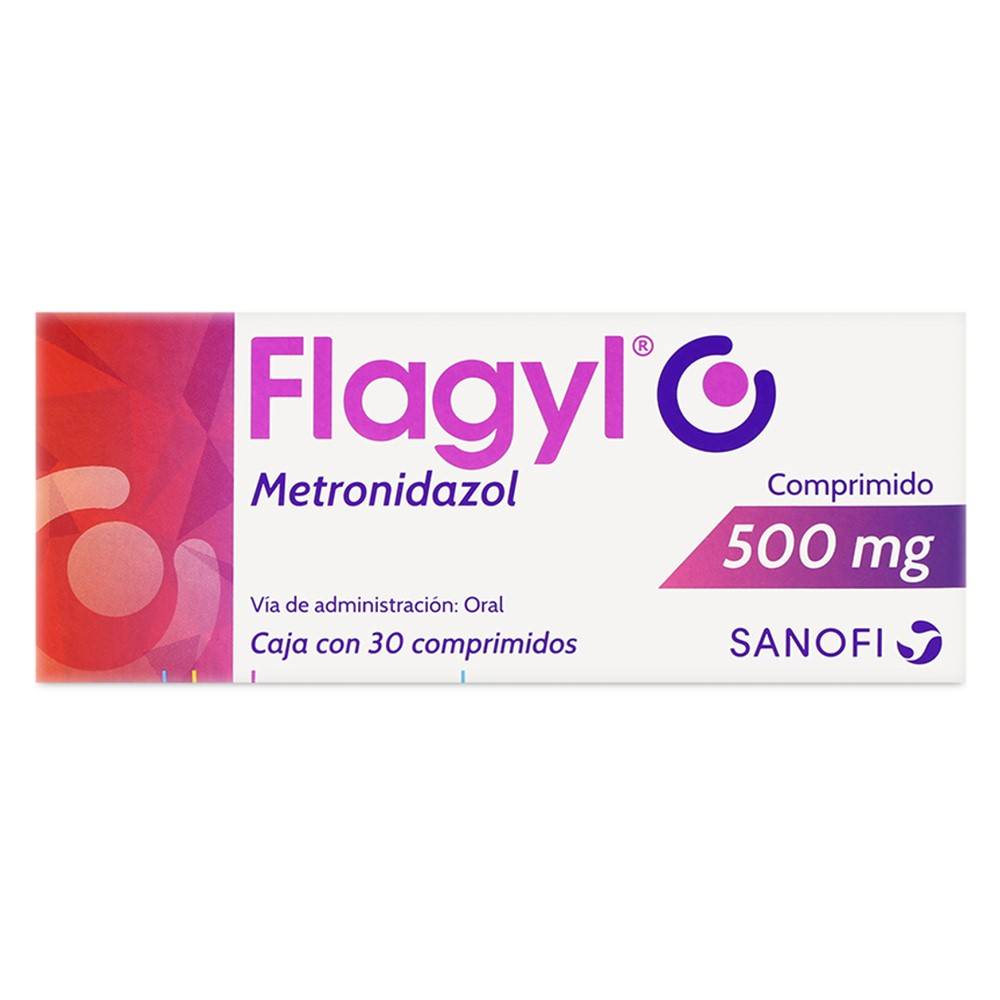 Medley flagyl metronidazol comprimidos 500 mg (caja 30 piezas)