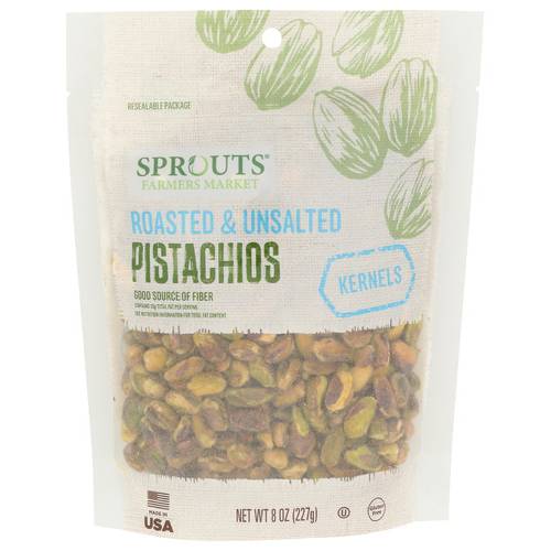 Sprouts Roasted Unsalted Pistachio Kernels