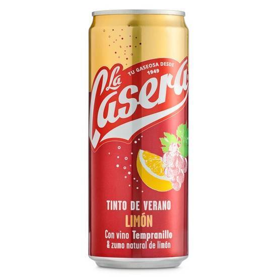 Tinto de verano limón Casera lata 33 cl