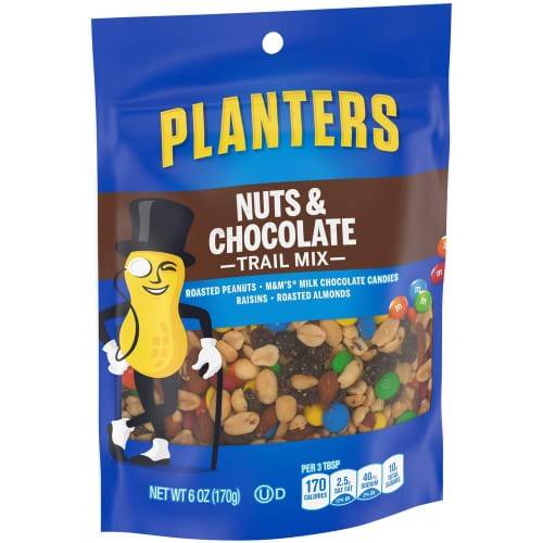 Planters Trail Mix Nuts and Chocolate 6 oz
