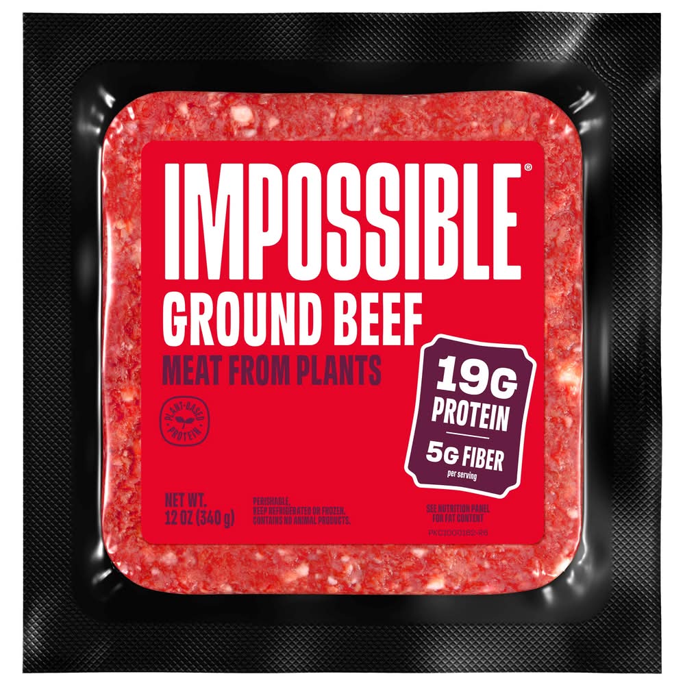 Impossible Ground Beef Meat From Plants (12 oz)
