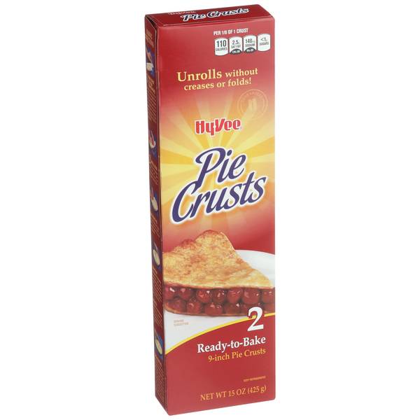 Hy-Vee Ready To Bake Pie Crusts (2 ct, 7.5oz)