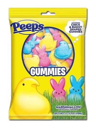 Peeps Chick and Bunny Shaped Gummies, Marshmallow (3.75 oz)