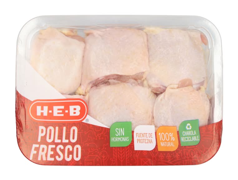 Muslo de pollo fresco