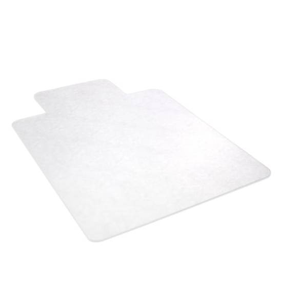 Realspace Hard Chair Mat For Hard Surfaces Wide Lip 45" X 53" Clear