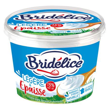 Bridélice crème légère et épaisse 15% mat.gr.