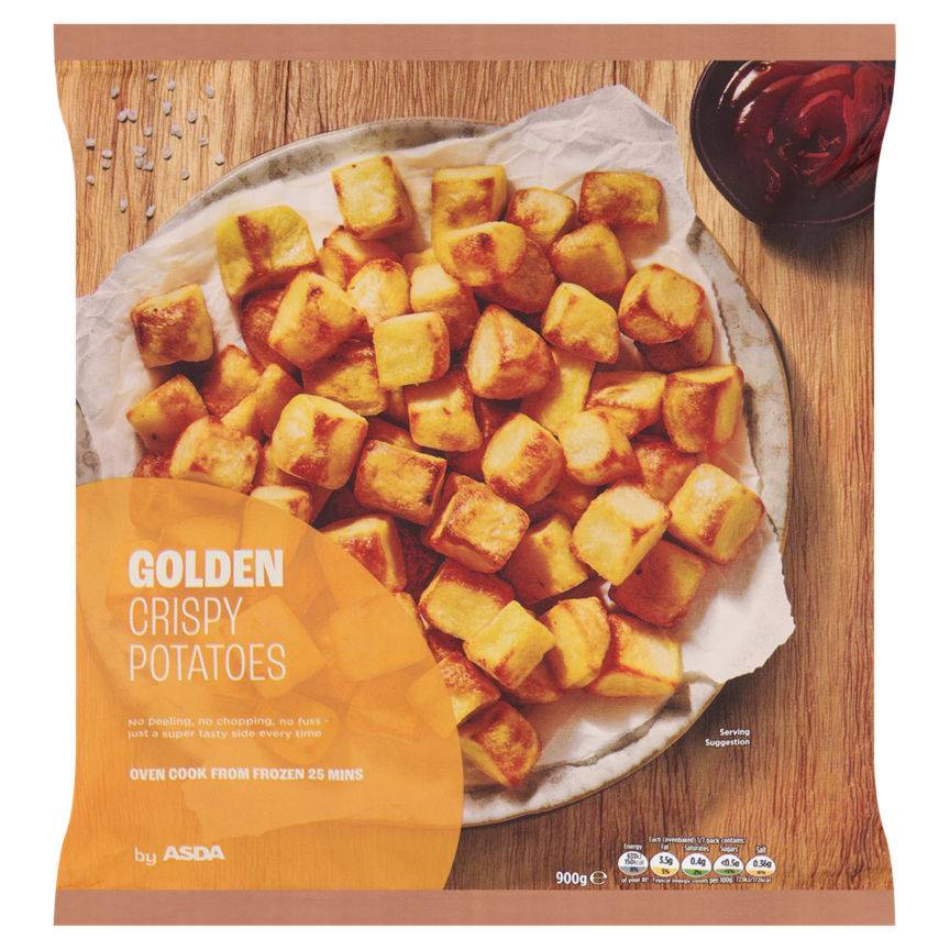 Asda Golden Crispy Potatoes 900g