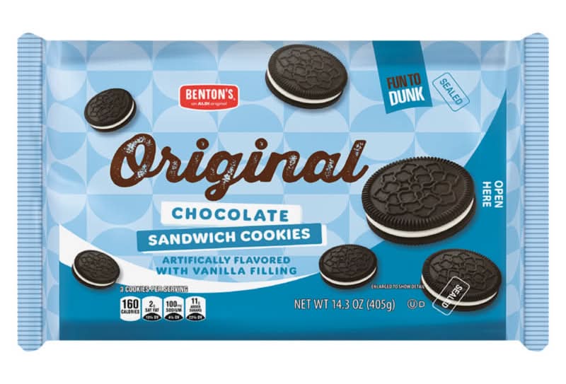 Benton's Original Chocolate Sandwich Cookies, Vanilla (14.3 oz)