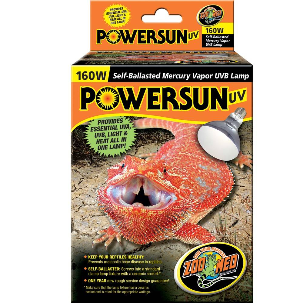 Zoo Med Powersun Uv Bulb 160w (1 ct)