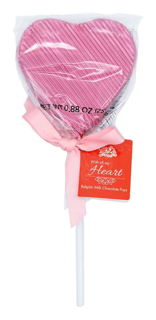 With All My Heart Valentine Heart Pop 0.88 Oz - Assorted