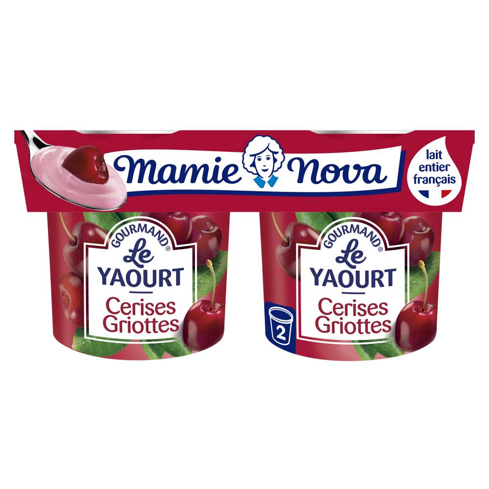 Mamie Nova - Yaourt aux fruits gourmand, cerise griotte (2)