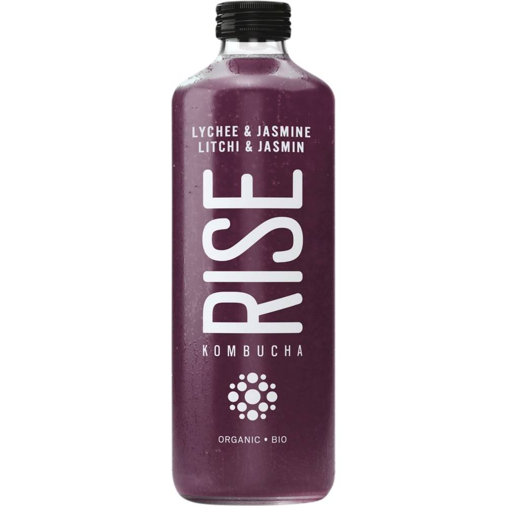 Rise Kombucha Lychee & Jasmine Organic Kombucha (1 L)