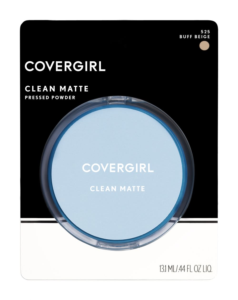 CoverGirl 525 Buff Beige Clean Matte Pressed Powder Foundation (0.4 oz)