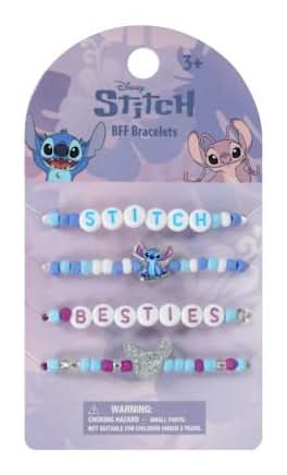Licensed BFF Bracelets 4-Pack Stitch Besties