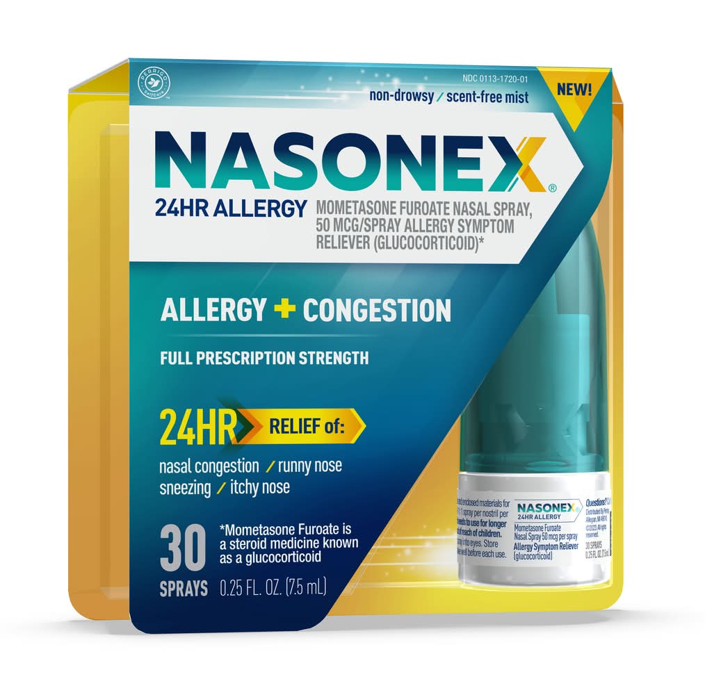 Nasonex 24Hr Allergy Relief Nasal Spray (0.25 fl oz)