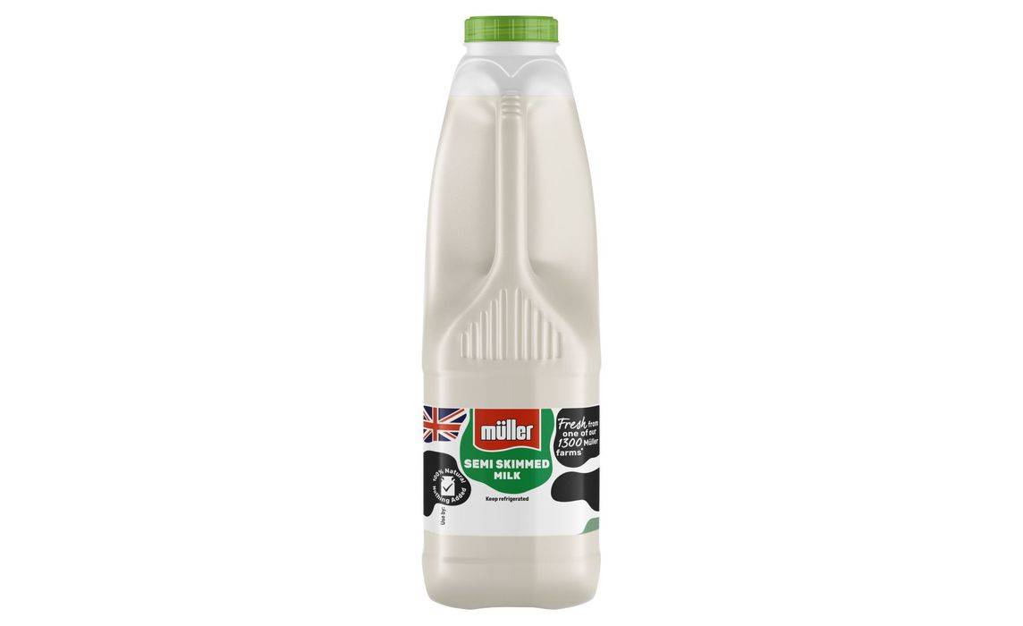 Muller Semi Skimmed Milk 1 Litre / 1.75 Pints (544379)