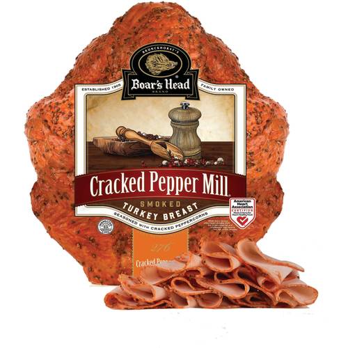 Boar's Head Brand Cracked Pepper Mill Smoked Turkey Breast