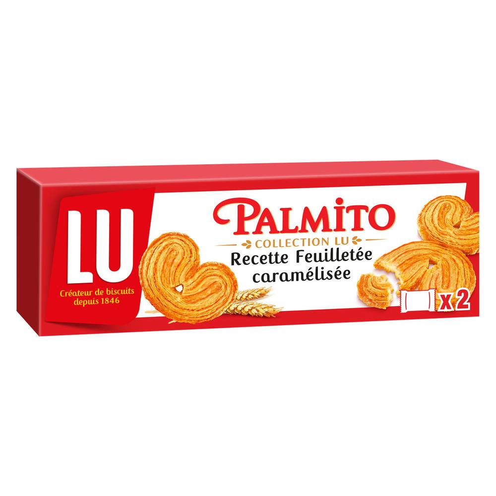 Biscuits feuilletés caramélisés Palmito LU - La boîte de 100 g