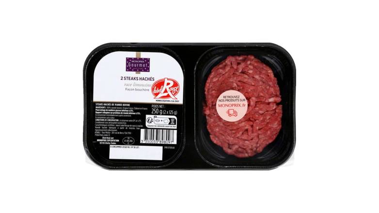 Monoprix Gourmet - Steaks hachés facon bouchère