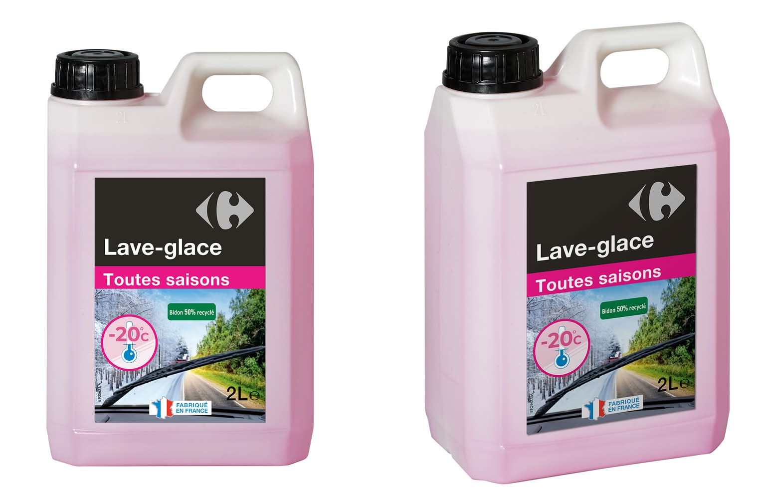 Carrefour - Lave glace toutes saisons (2L)