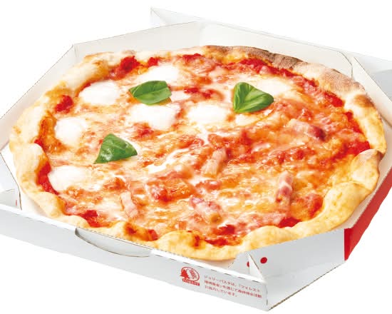 ピッツァ・ハーフ＆ハーフ　プレミアムマルゲリータ＆ベーコン　Pizza Half & Half - Premium Margherita &Bacon