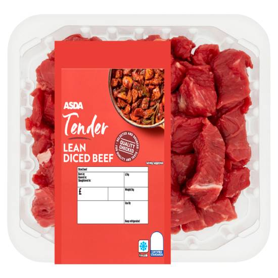 ASDA Tender Lean Diced Beef (400g)