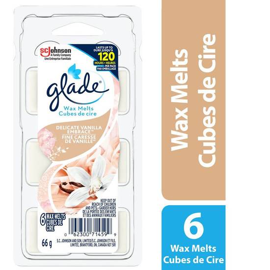 Glade Wax Melt Refills, Delicate Vanilla Embrace (6 units)
