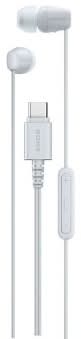 Sony Ier Ex15c Usb-C Wired In-Ear Headphones, White