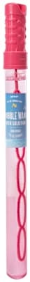 Bubble Wand With Solution 4oz Pink
