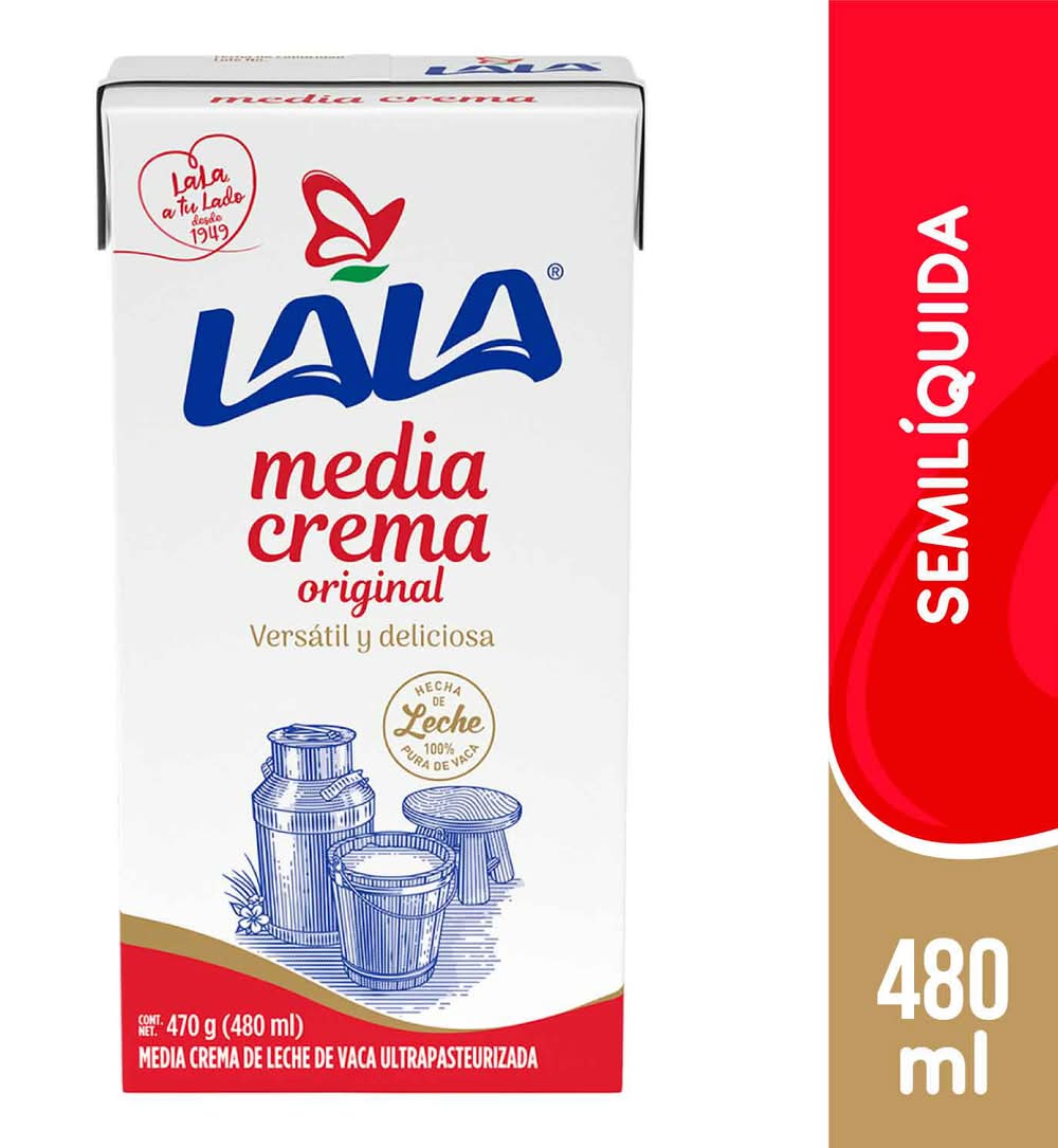 Lala · Media crema original (480 ml)
