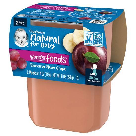 Gerber Banana Plum Grape Sitter Baby Food